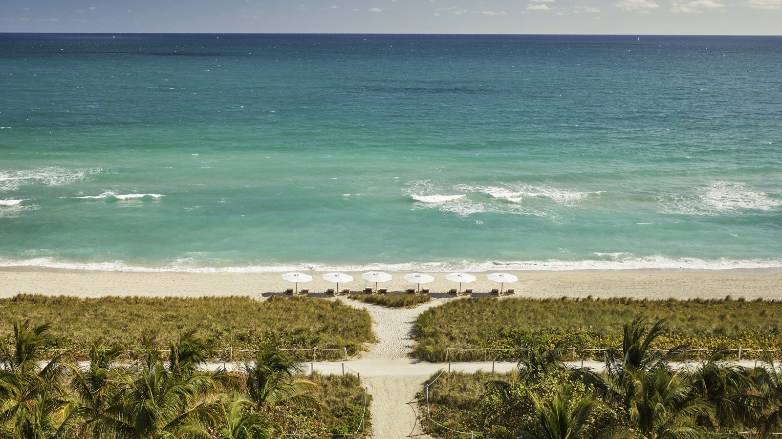 Caribbean beach — pristine white sand, Four Seasons Yacht destination