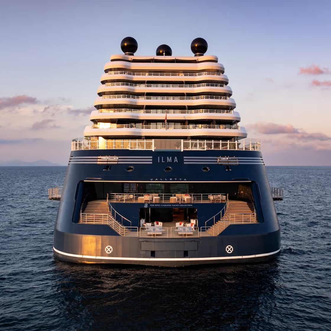 Ultra luxury sailing yacht at sea — luxury bucket list cruises 2026