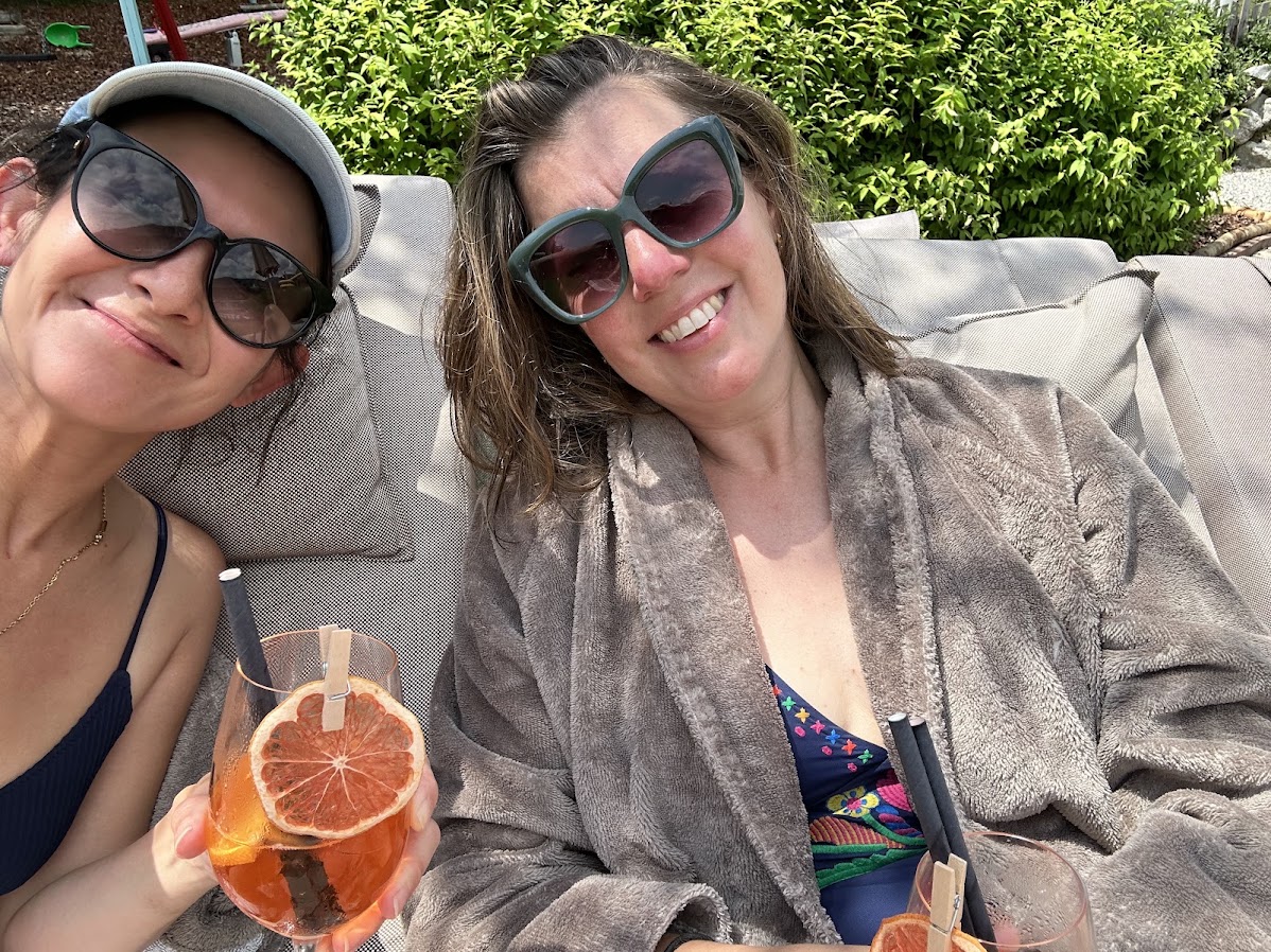 Guests relaxing in the adults-only spa wing at Falkensteiner Family Resort Lido