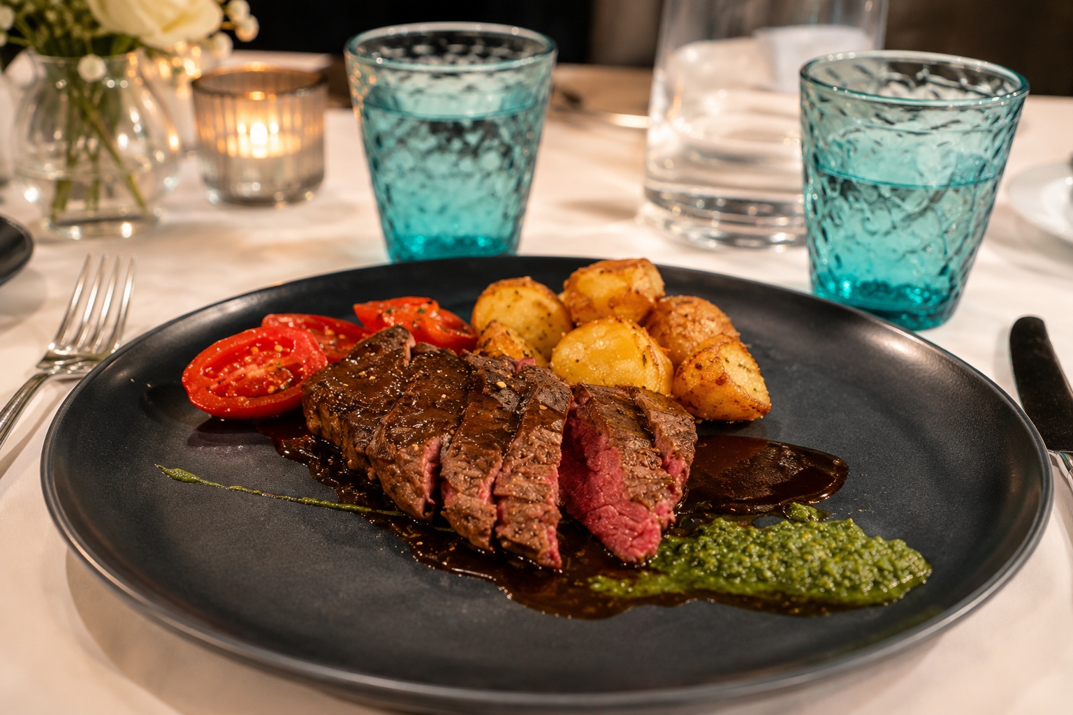 Made-to-order Alpine beef plate at Falkensteiner Family Resort Lido