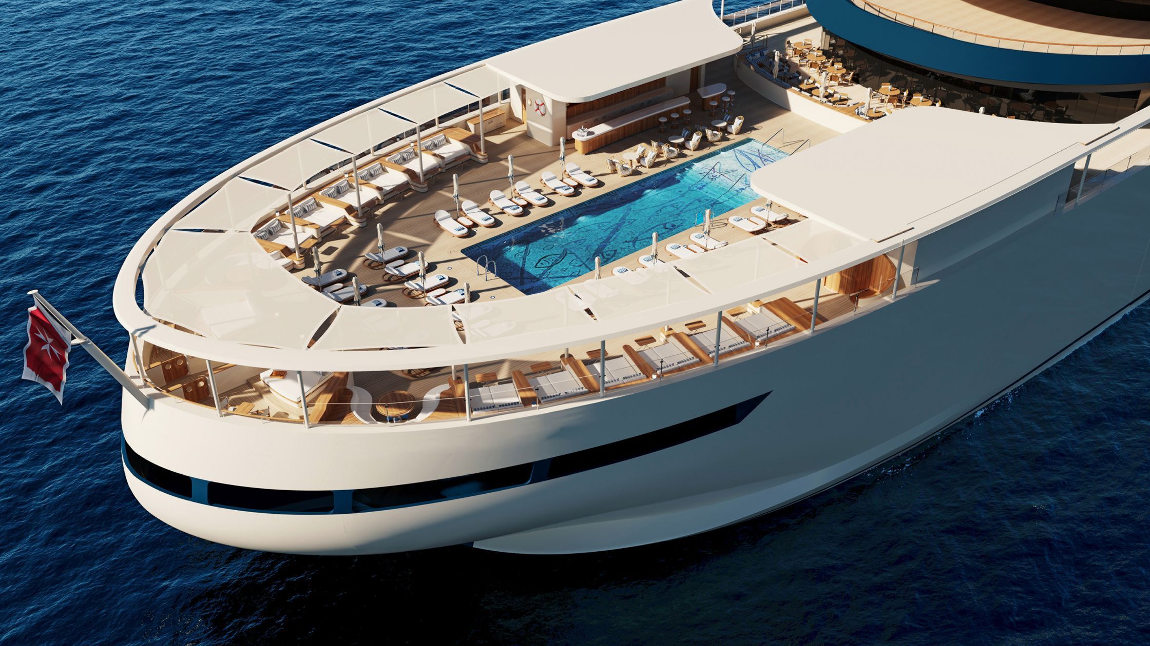 Four Seasons Yacht at sea