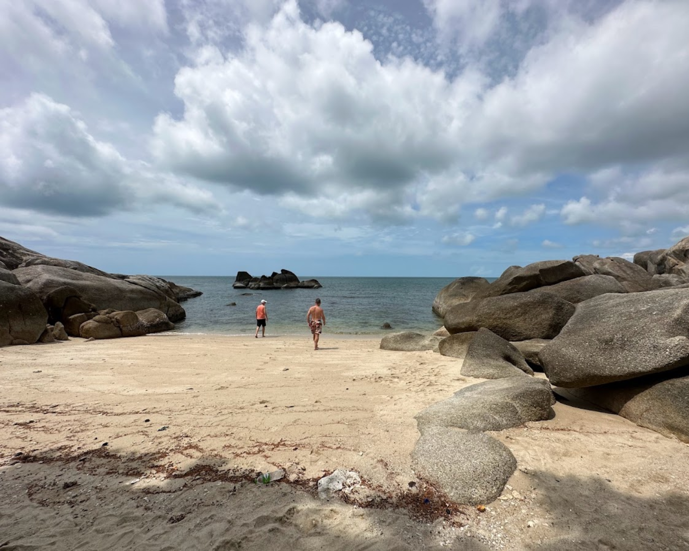 Hin Ta and Hin Yai rocks along the coast of Koh Samui, Thailand